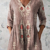 Maeve | V-Neck Long Sleeve Shirt
