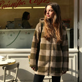 Willow | Plaid Hooded Coat