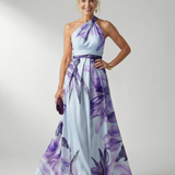 Amiel | Light Floral Maxi Dress
