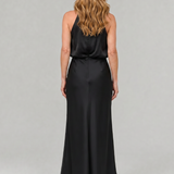 Nopal | Sleeveless Draped Neck Midi Dress