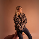 Zahra | Leopard Print Trendy Jacket