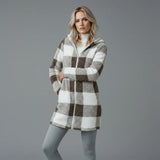 Willow | Plaid Hooded Coat