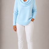Marie Elegant Cowl Neck Knit Sweater