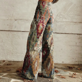 Francesca™ - Pantalon à Motif Boho Rétro