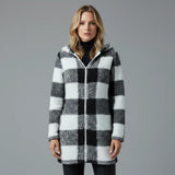 Willow | Plaid Hooded Coat