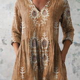 Maeve | V-Neck Long Sleeve Shirt