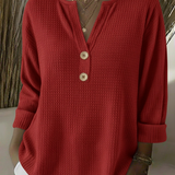 Chloe™ | Structural Sweater with Buttons