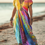 Bohemian Sun Design Dress