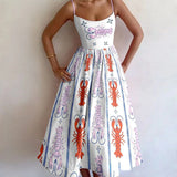Brinleyrae | Seaside Whimsy Midi Dress