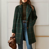 Judith | Long Plaid Coat