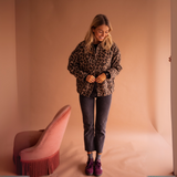 Zahra | Leopard Print Trendy Jacket