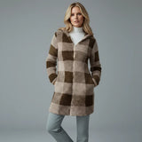 Willow | Plaid Hooded Coat
