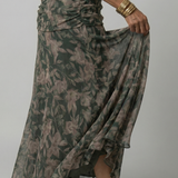 Calen | Off Shoulder Flow Midi Dresses