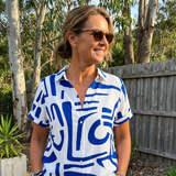 Arvo™ – Casual Abstract Summer Blouse