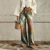 Millie™ - Pantalon Imprimé Fleurs Boho