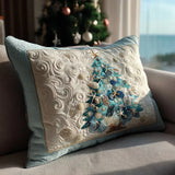 Festive Water Shine Quilted Cushion Cover