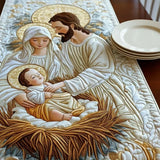Bethlehem Light Quilted Table Runner