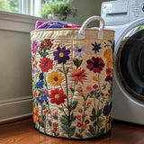 Handcrafted Bloom Bright Laundry Basket