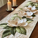 Floral Elegance Quilted Table Runner