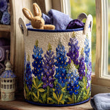 Handcrafted Bluebonnet Dream Laundry Basket