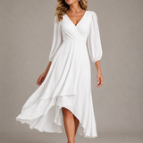 Mia | Elegant V-neck Long Dress