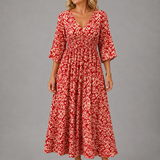 Althea | Bohemian Flow Midi Dress