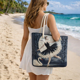 Elegant Ballerina Handmade Beach Tote