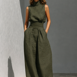 Olive | Relaxed Linen Set