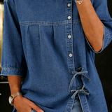 Lily | Vintage Loose Denim Blouse