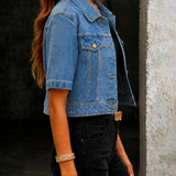 Gracelyn | Short Denim Jacket