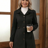 Irene™ Elegant Wool-Blend Coat