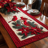 Scarlet Wings Quilted Table Runner