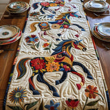 Galloping Horse Quilted Table Runner