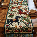 Equestrian Art Quilted Table Runner