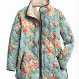 FINLEY™ | Quilted Printed Flower Jacket