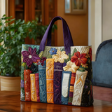 Floral Storybook Charm | Handmade Quilted Tote