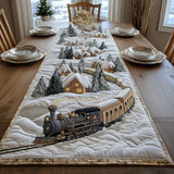 Icy Quilted Table Runner