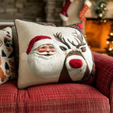 Frosty Evening Padded Cushion Cover
