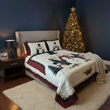 Snow Friends 3-Piece Quilted Bedding Set
