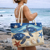 Ocean Escape Turtle Handmade Beach Bag