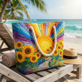 Artisan Rainbow Sun Beach Bag