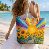 Artisan Rainbow Sun Beach Bag