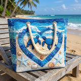 Artisan Beach Tote | Turtle Tranquility