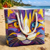Catitude Handmade Beach Tote
