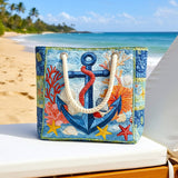 Handcrafted Nautical Anchor Beach Bag
