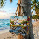 Artisan Beach Tote | Lighthouse Glow