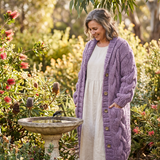 Alessia™ Elegant Cable Knit Coat