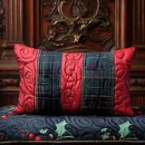 Festive Heart Padded Cushion Cover