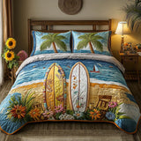 Island Breeze 3-Piece Quilted Bedding Set