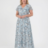 Ismeria | Floral Chiffon Maxi Dress